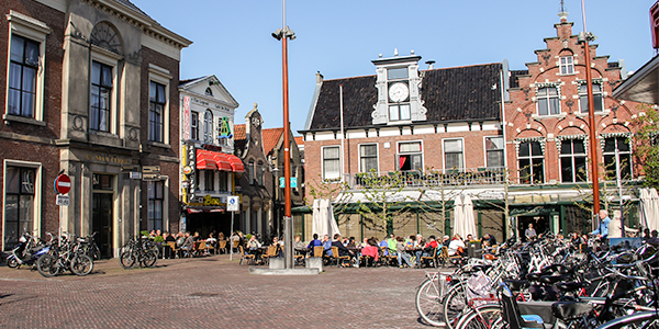 Sneek Friesland Holland Marktplatz